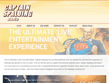 Tablet Screenshot of captainspalding.com